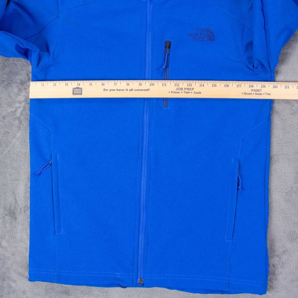 The North‎ Face Mens Apex Bionic Softshell Jacket Blue Full Zip Size S Windwall